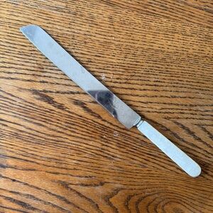 Pearl Handle Stainless Steel Cake Bread Knife